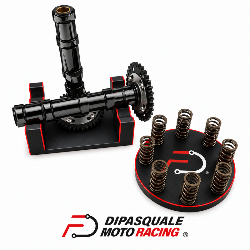 Kit alberi a camme STEP 4 TMax con trattamento DLC e rocchetti variabili