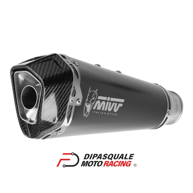 MIVV Delta Race Slip-On Black Silencer Honda XADV FORZA 750 2021