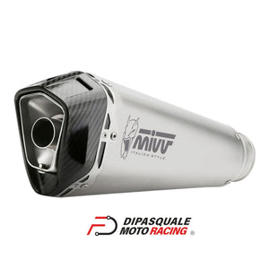 Silenziatore MIVV delta race slip-on Argento Honda XADV FORZA 750 2021