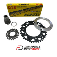 Kit Catena Completo con Pignone Scomponibile per T-Max 530 con Corona Nera (2012-2016)
